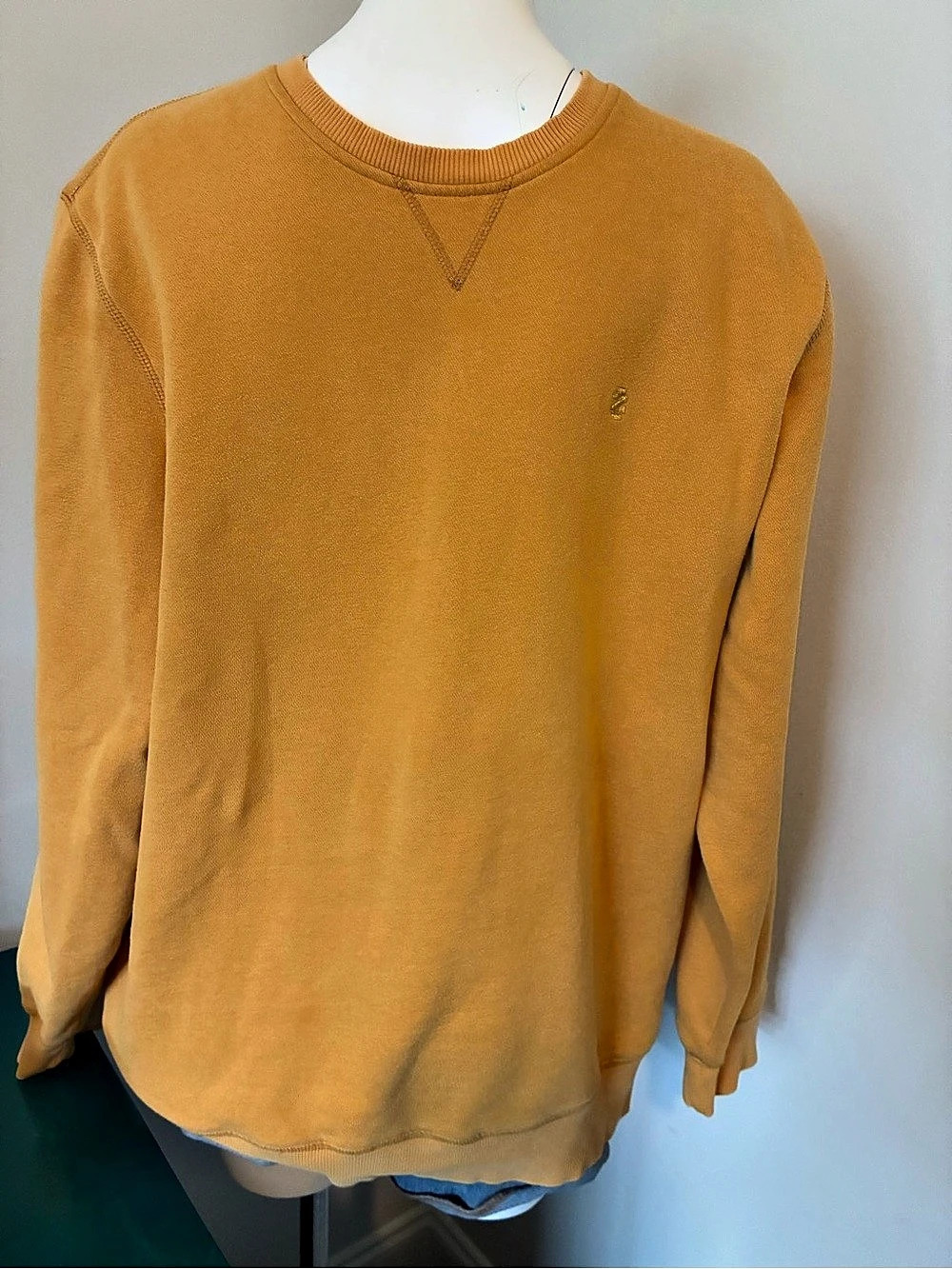 IZOD mustard Crewneck Sweatshirt